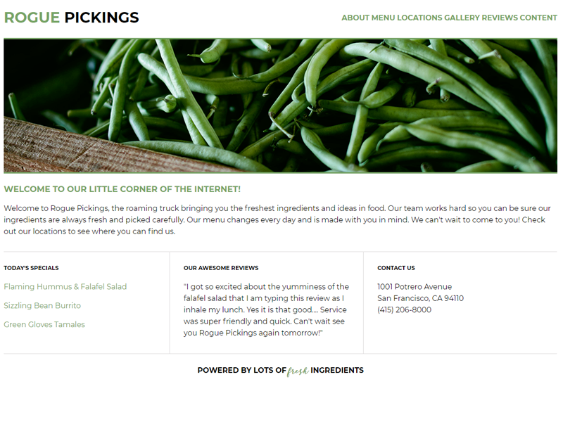 Rogue Pickings screenshot
